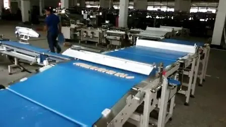 Línea de envasado y alimentación de galletas automática industrial de alta velocidad/Línea de envasado y sellado de alimentación automática