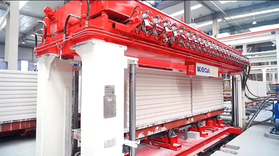 Máquina para fabricar bloques de concreto livianos, planta automática AAC de Keda
