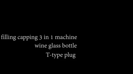 Línea automática de envasado de vino tinto
