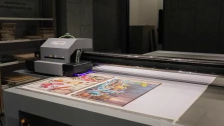 Fabricante de impresoras de China Impresora de inyección de tinta UV de cama plana LED Impresora UV de 2,5 metros Dx5
