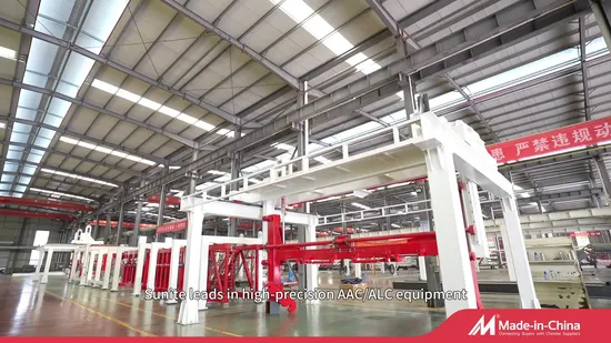 Línea de producción de AAC/Planta de fabricación de bloques de hormigón de peso ligero