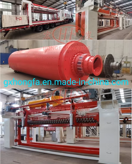 Línea de producción de bloques de hormigón AAC completamente automática/ Producción de bloques ligeros AAC/ Línea de producción de plantas AAC