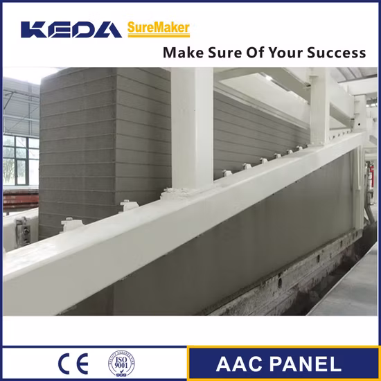 Fábrica automática de bloques AAC/ Línea de producción de bloques AAC de arena/ Planta AAC de alta calidad