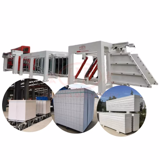 Línea de producción de concreto\ Proveedor de planta de máquinas para fabricar bloques AAC