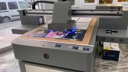Imprima en cualquier superficie Impresora UV de metal Colchoneta de yoga Bolsas de envasado de alimentos Bolsa de yute Máquina de impresión digital