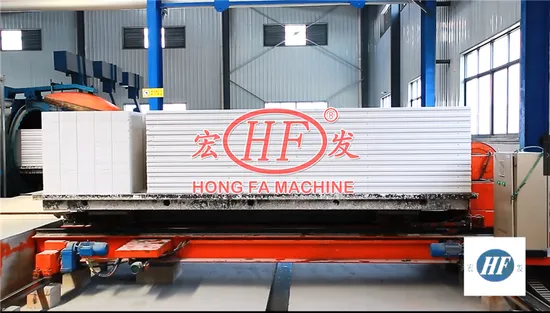 Máquina automática para fabricar bloques para la producción de paneles AAC