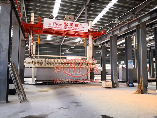Máquina automática para fabricar bloques de producción AAC